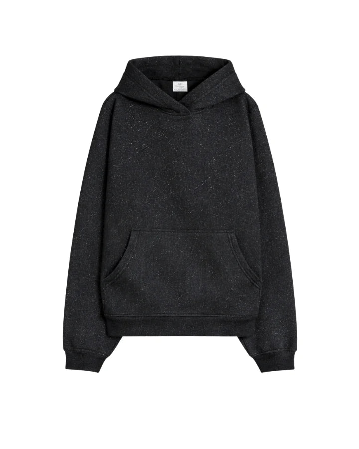 Hoodie Strass Noir