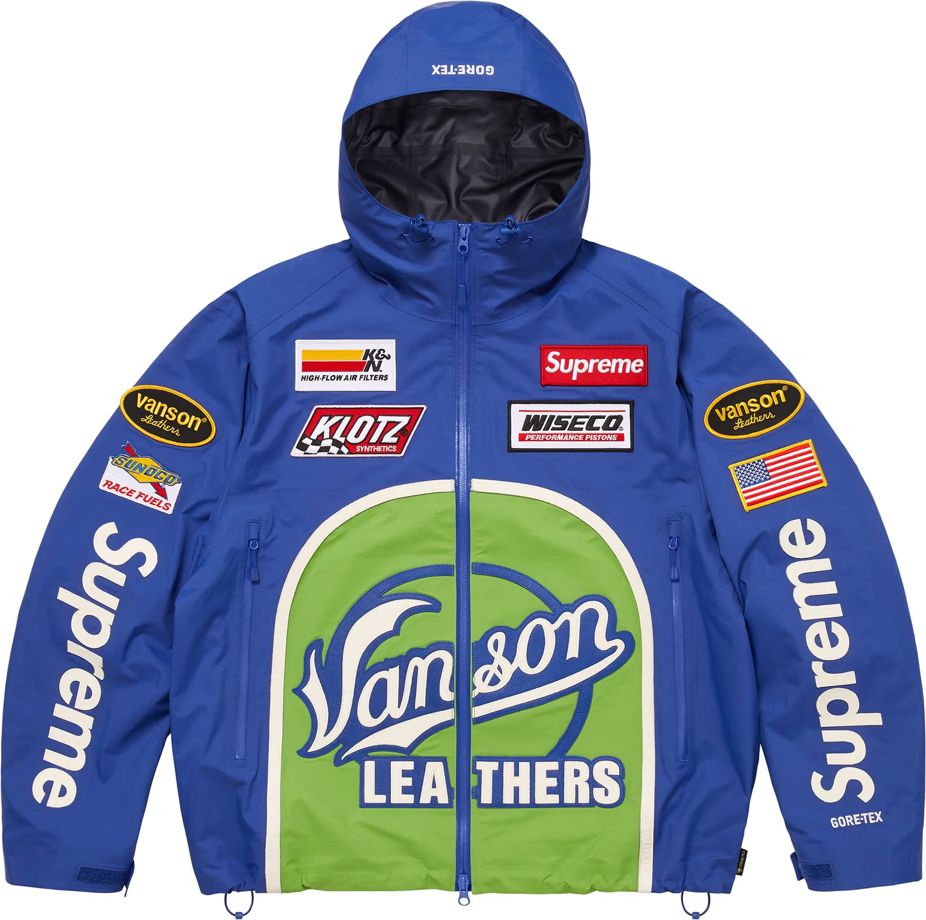 Veste Supreme Vanson  Bleu