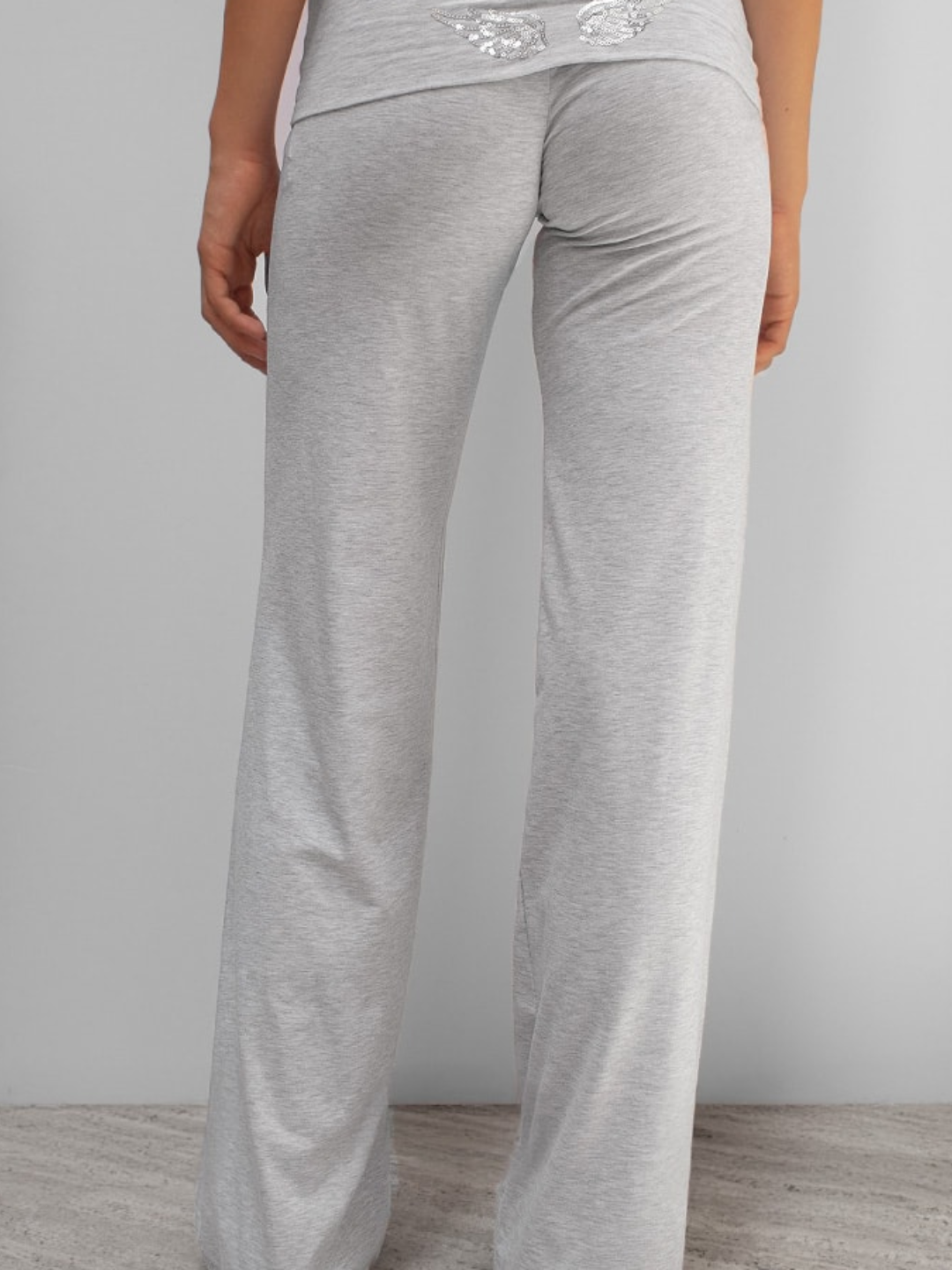Ensemble Angel Strass Gris