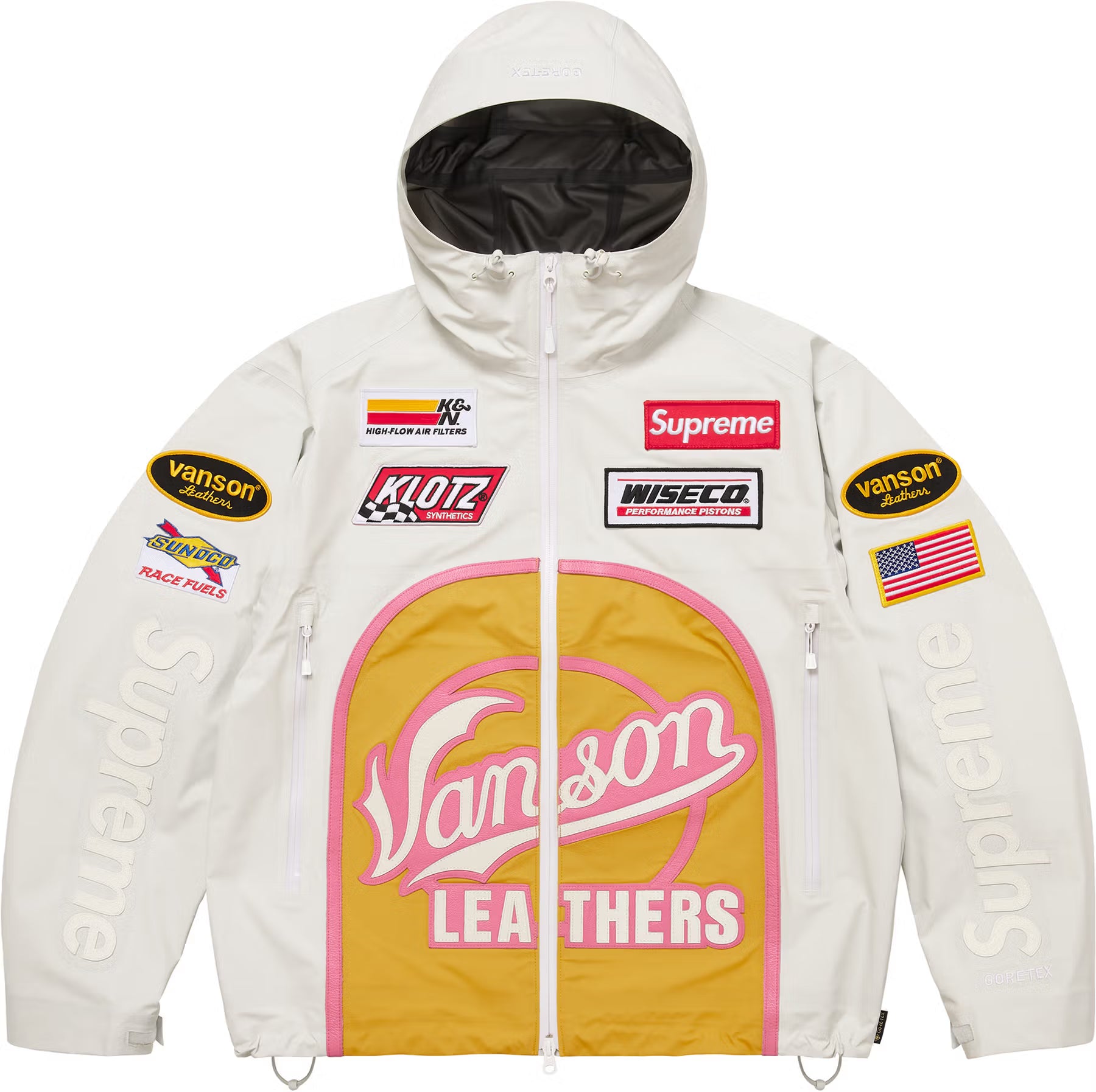 Veste Supreme Vanson  Blanc