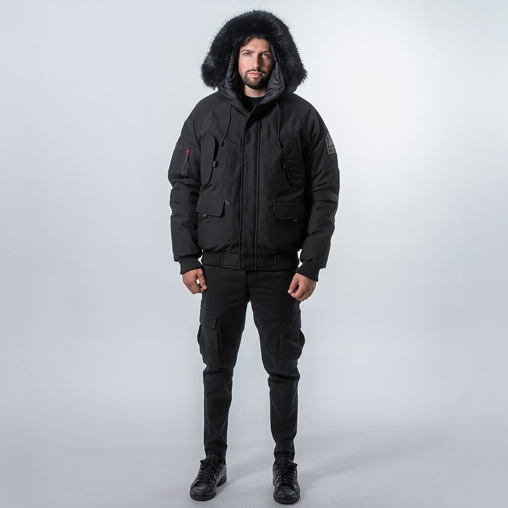 Doudoune  Wilson Fourrure Noir